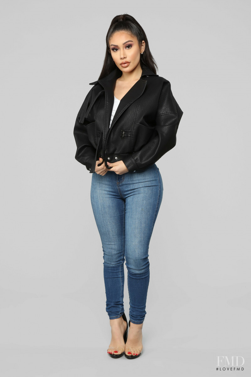 Janet Guzman featured in  the Fashion Nova catalogue for Spring/Summer 2019