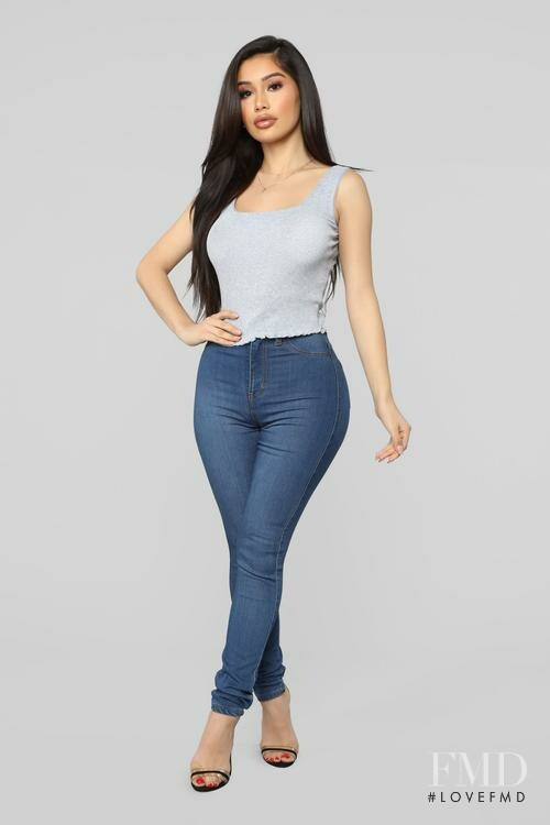 Janet Guzman featured in  the Fashion Nova catalogue for Spring/Summer 2019