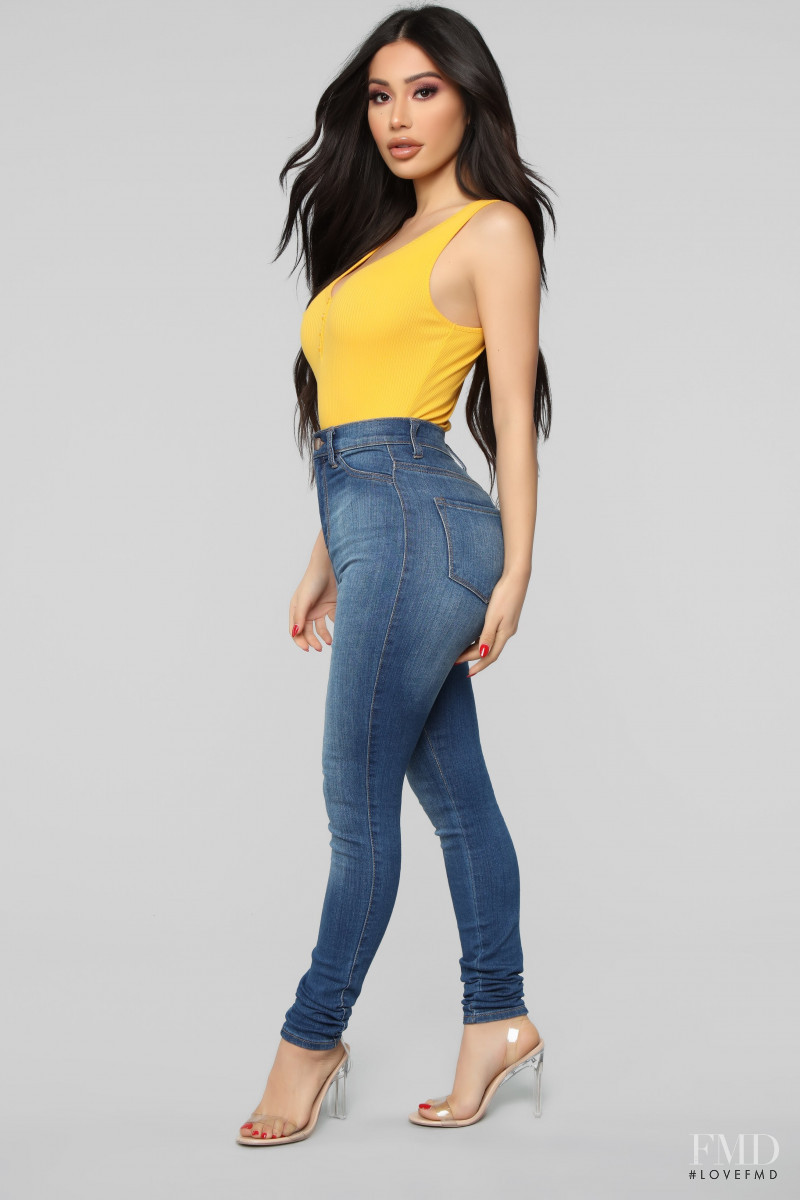 Janet Guzman featured in  the Fashion Nova catalogue for Spring/Summer 2019