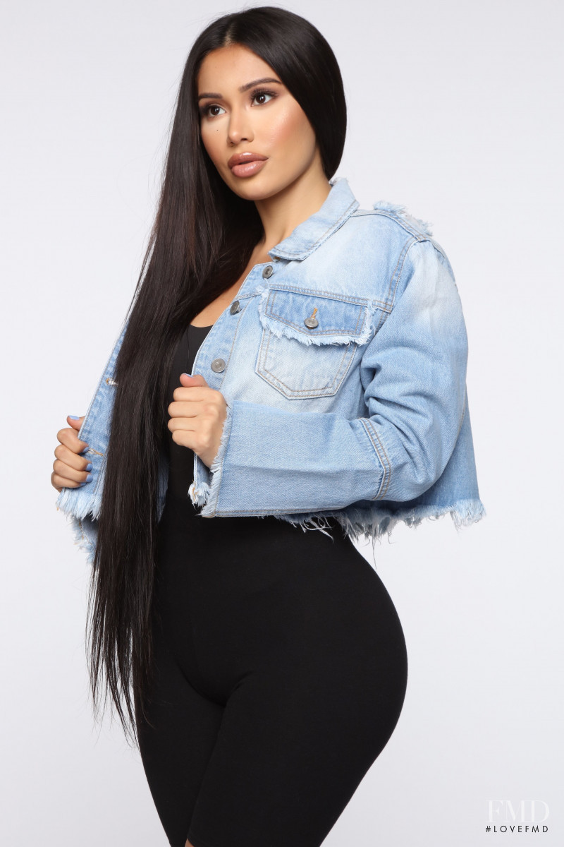 Janet Guzman featured in  the Fashion Nova catalogue for Spring/Summer 2019