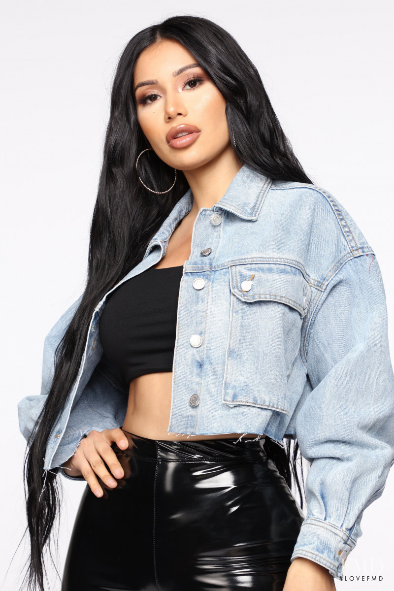 Janet Guzman featured in  the Fashion Nova catalogue for Spring/Summer 2019