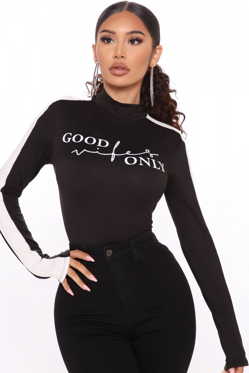 Janet Guzman featured in  the Fashion Nova catalogue for Fall 2020