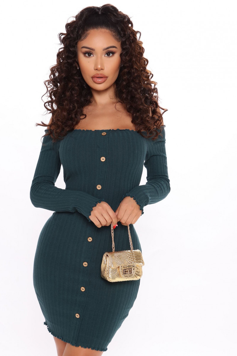 Janet Guzman featured in  the Fashion Nova catalogue for Fall 2020