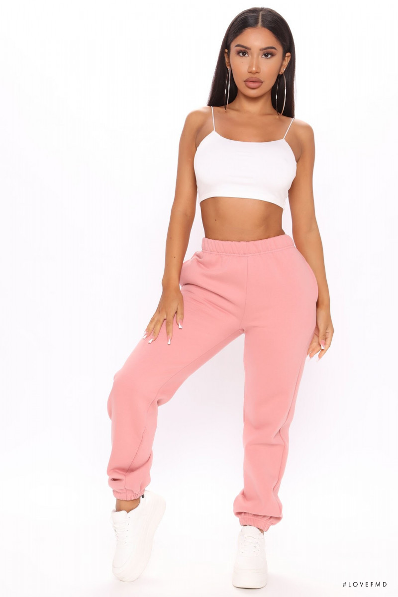 Janet Guzman featured in  the Fashion Nova catalogue for Fall 2020