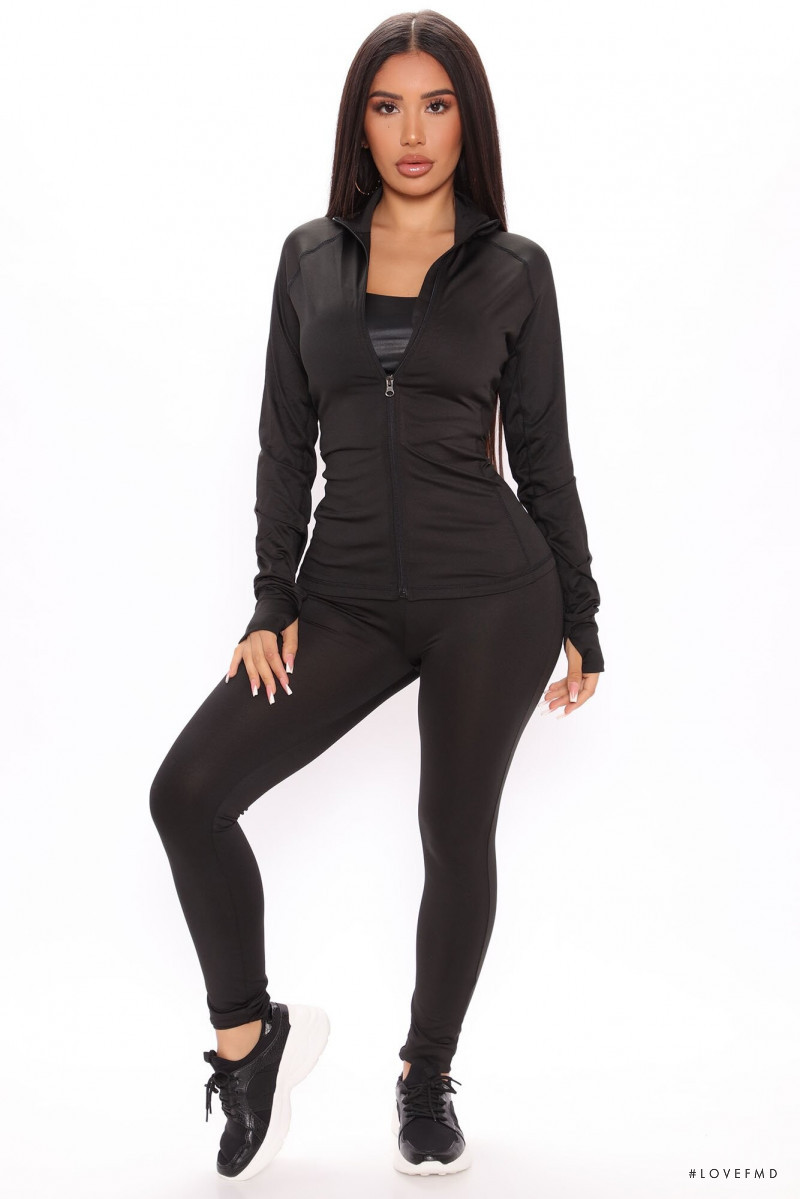 Janet Guzman featured in  the Fashion Nova catalogue for Fall 2020