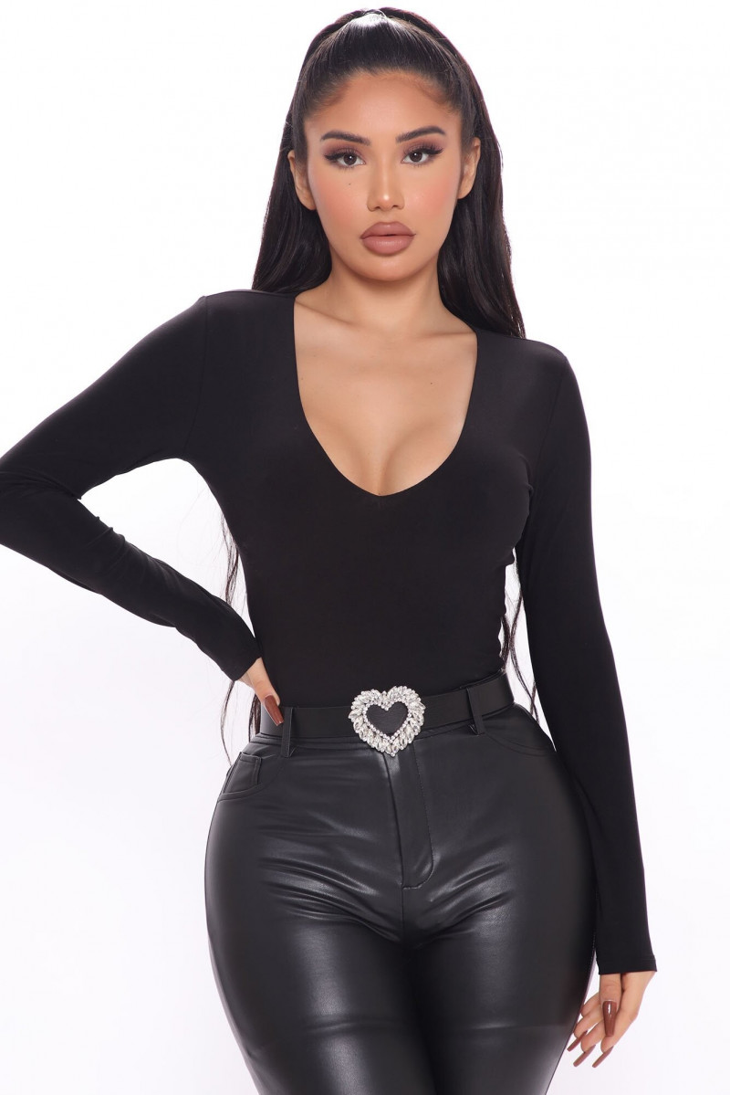 Janet Guzman featured in  the Fashion Nova catalogue for Fall 2020