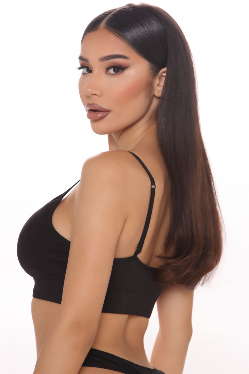 Janet Guzman featured in  the Fashion Nova catalogue for Fall 2020