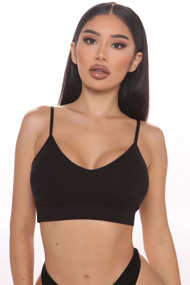 Janet Guzman featured in  the Fashion Nova catalogue for Fall 2020