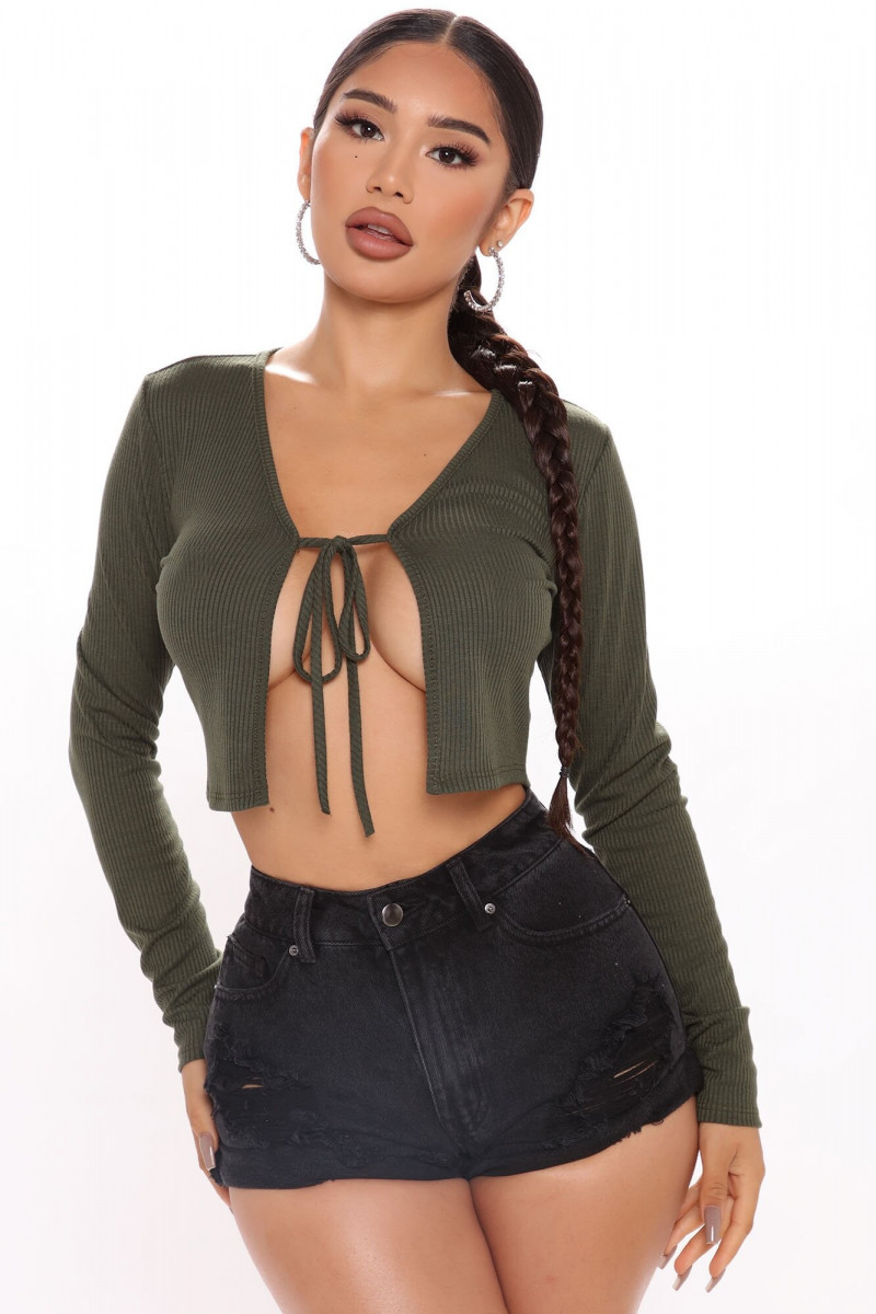 Janet Guzman featured in  the Fashion Nova catalogue for Fall 2020