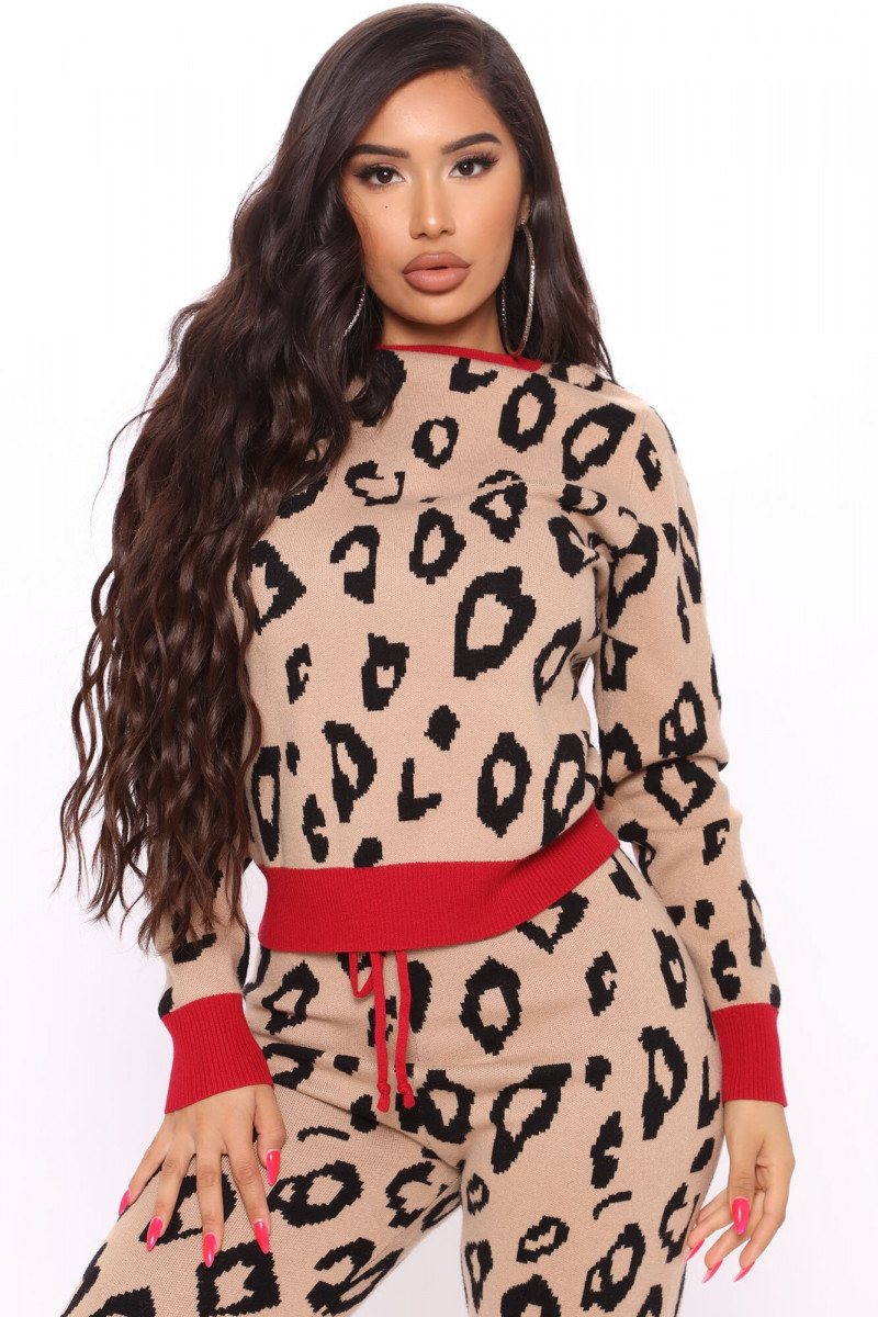 Janet Guzman featured in  the Fashion Nova catalogue for Fall 2020