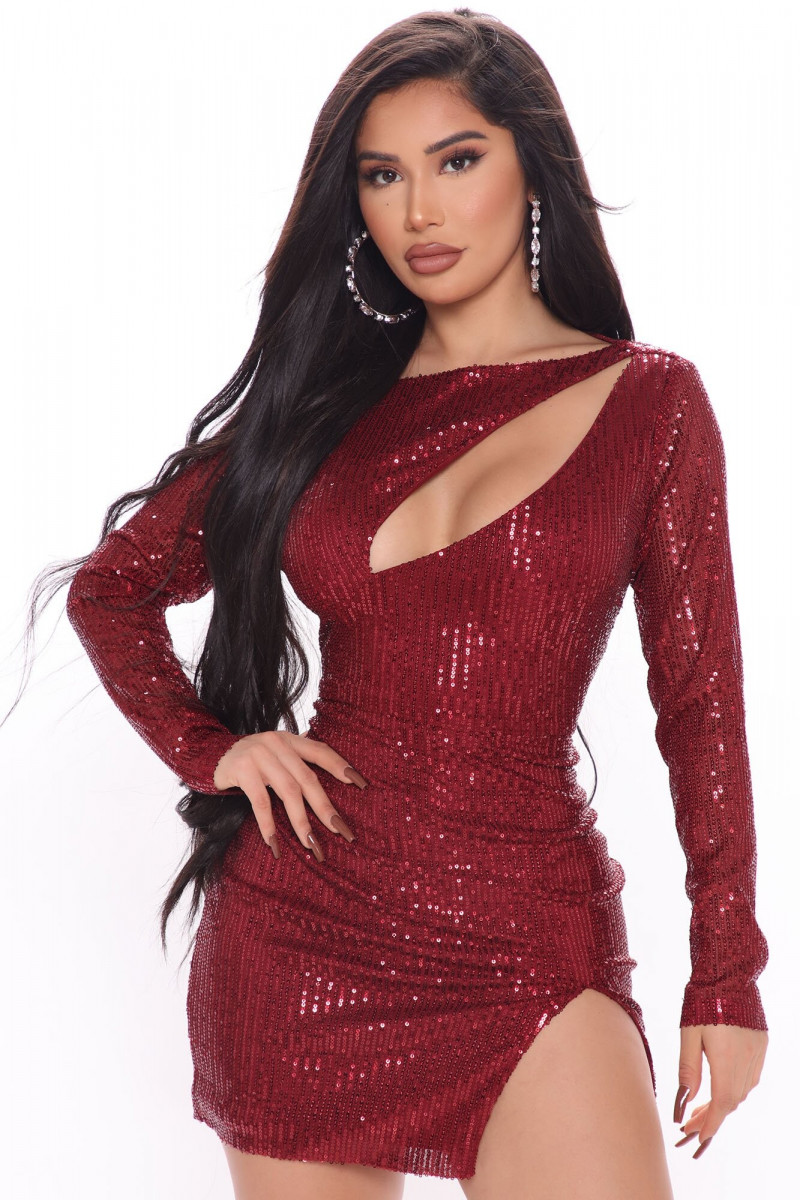 Janet Guzman featured in  the Fashion Nova catalogue for Fall 2020