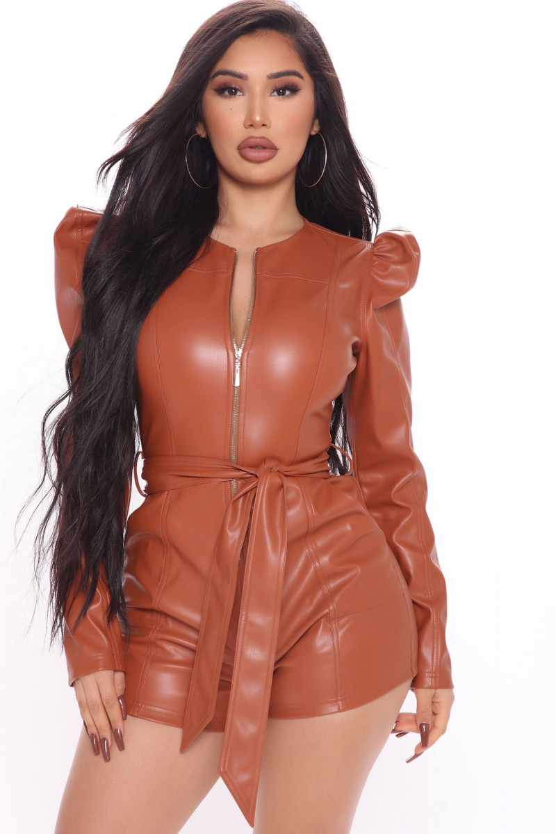 Janet Guzman featured in  the Fashion Nova catalogue for Fall 2020