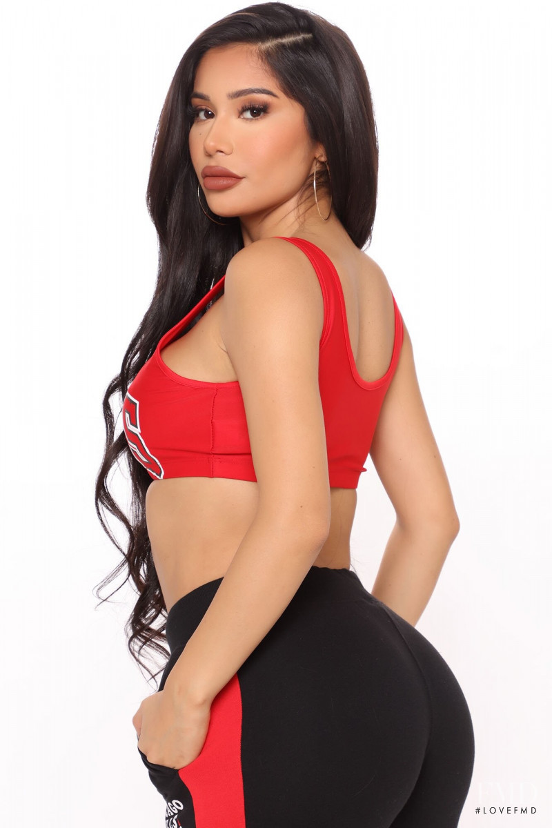 Janet Guzman featured in  the Fashion Nova catalogue for Fall 2020