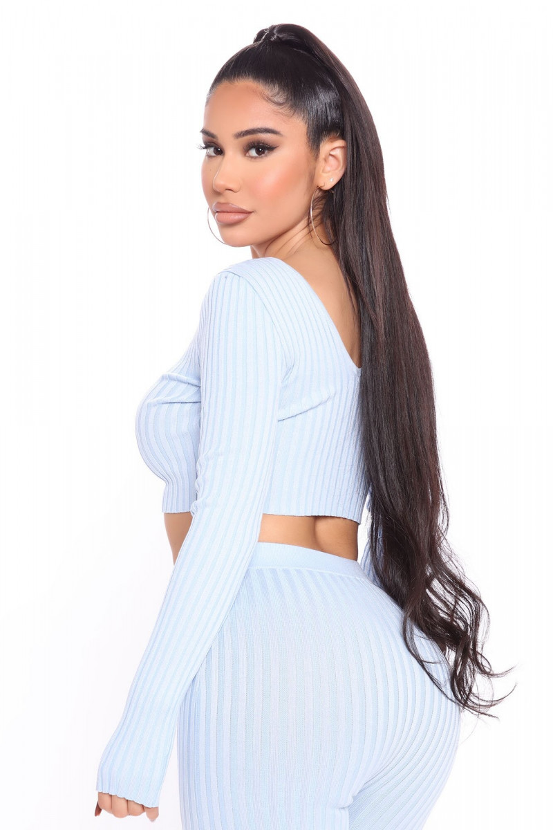 Janet Guzman featured in  the Fashion Nova catalogue for Fall 2020