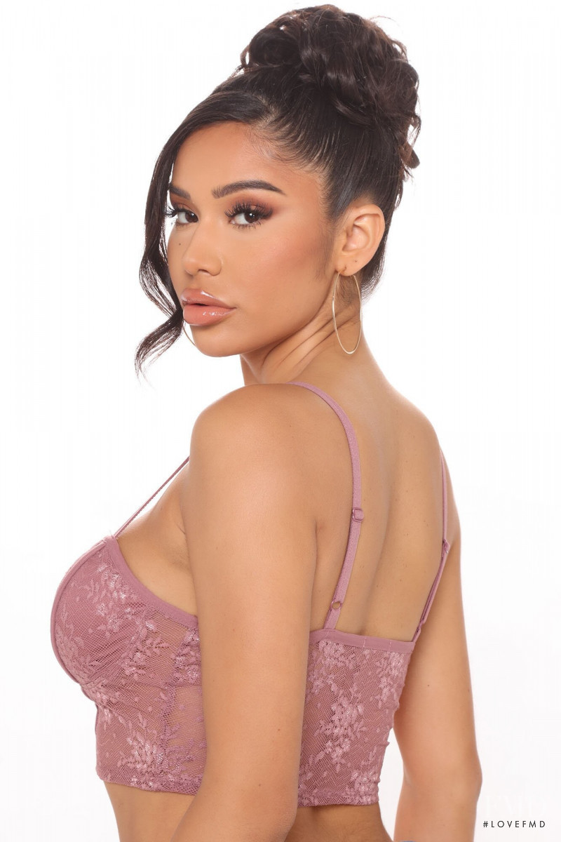 Janet Guzman featured in  the Fashion Nova catalogue for Spring/Summer 2021