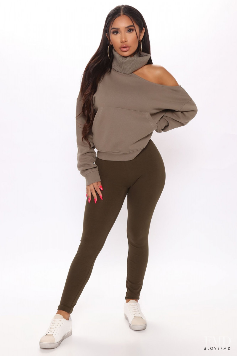 Janet Guzman featured in  the Fashion Nova catalogue for Spring 2021