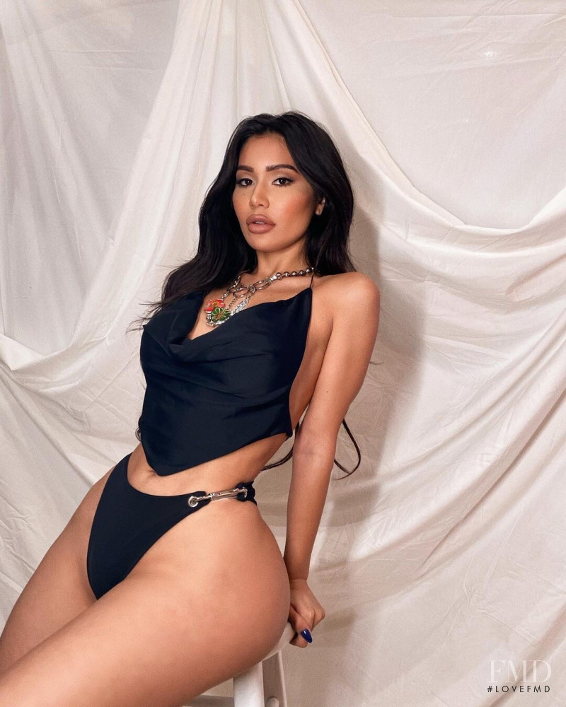 Janet Guzman featured in  the Average Citizen lookbook for Spring/Summer 2021