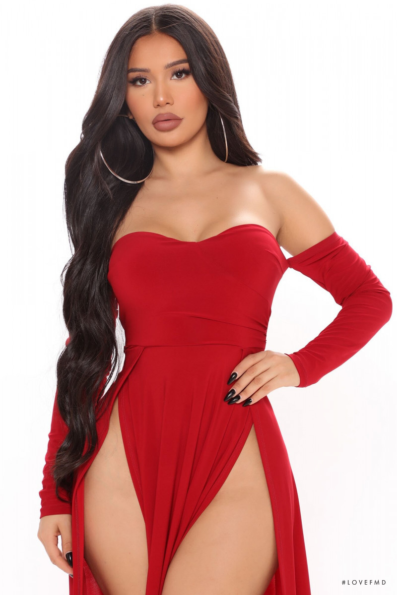 Janet Guzman featured in  the Fashion Nova catalogue for Spring 2021