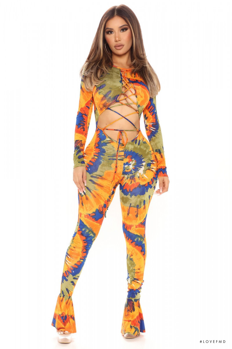 Janet Guzman featured in  the Fashion Nova catalogue for Spring 2021
