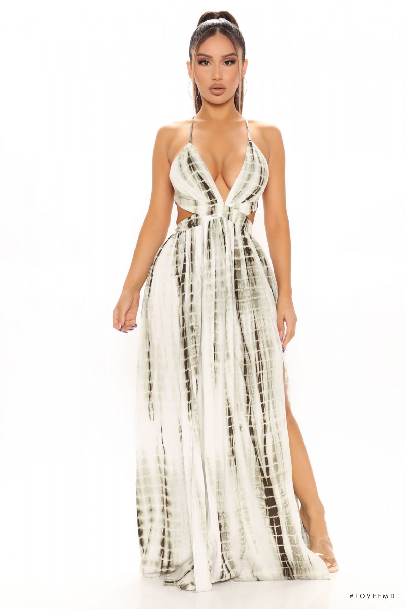Janet Guzman featured in  the Fashion Nova catalogue for Spring 2021