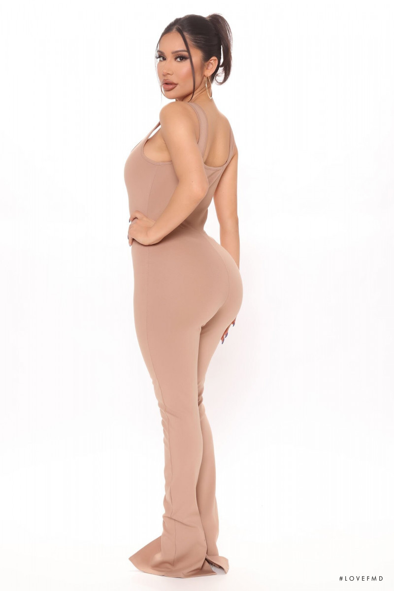 Janet Guzman featured in  the Fashion Nova catalogue for Spring 2021