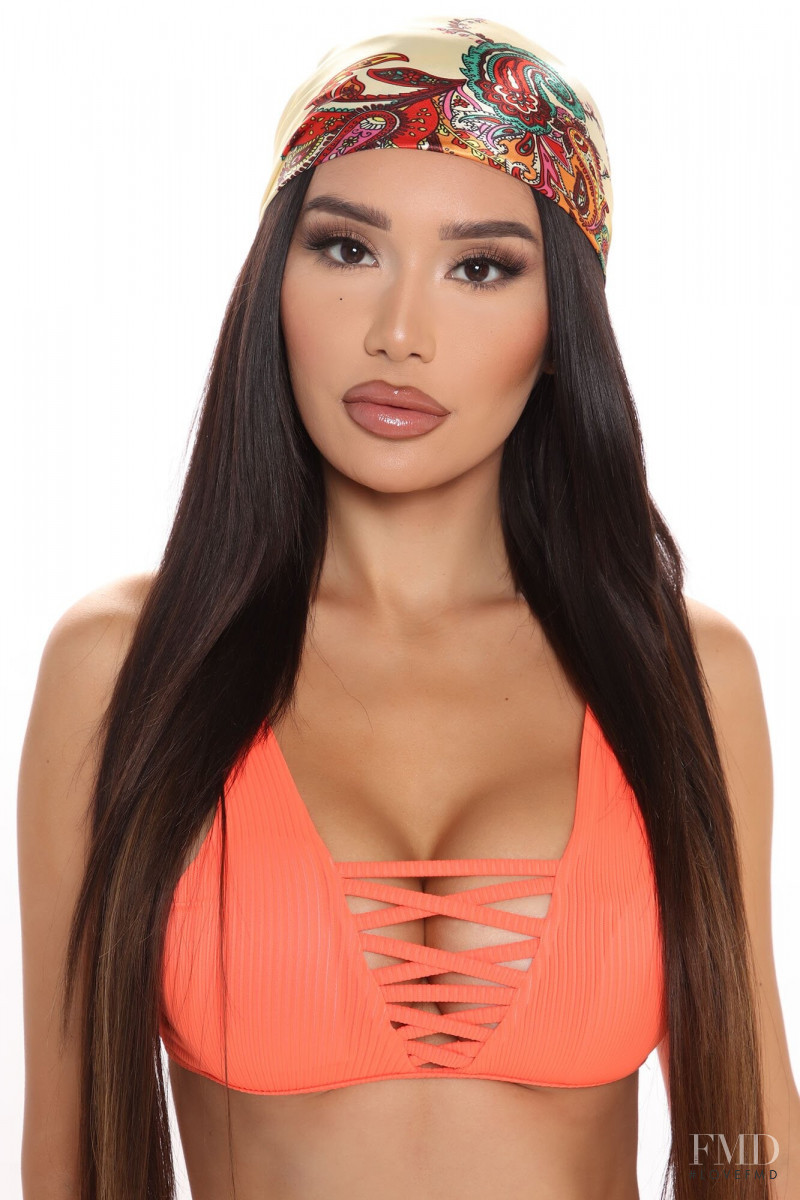 Janet Guzman featured in  the Fashion Nova catalogue for Spring 2021