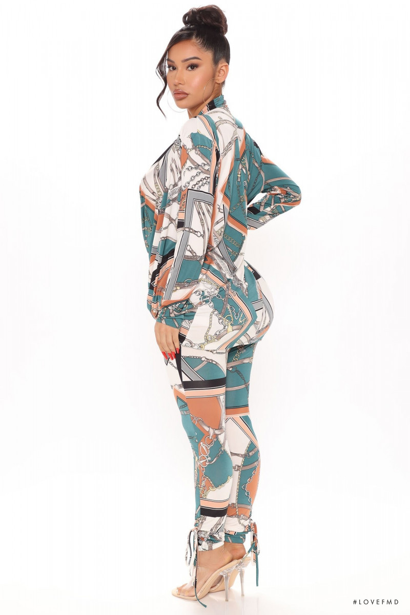 Janet Guzman featured in  the Fashion Nova catalogue for Spring 2021