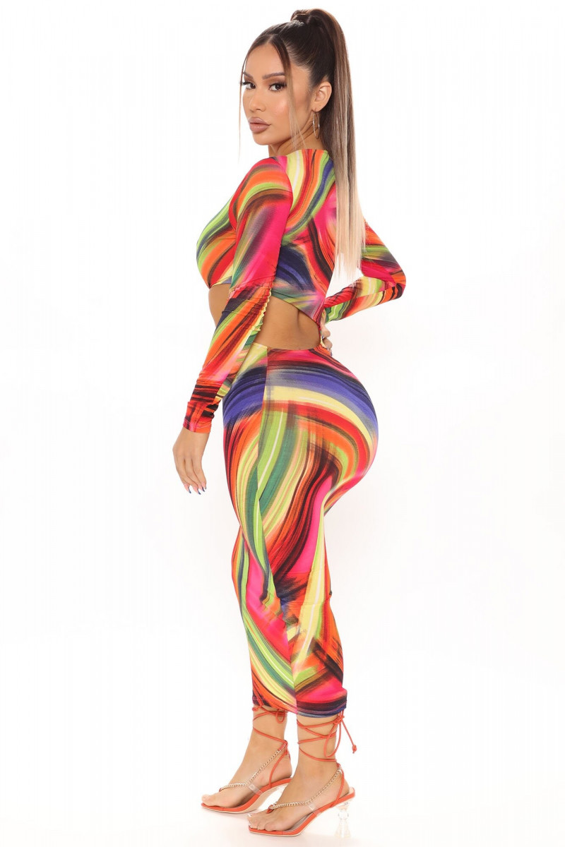 Janet Guzman featured in  the Fashion Nova catalogue for Spring 2021