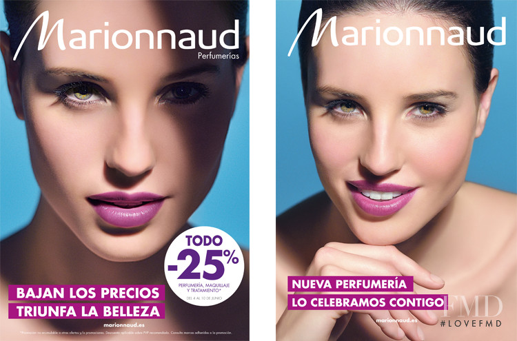 Alazne Bilbao featured in  the Marionnaud advertisement for Winter 2016