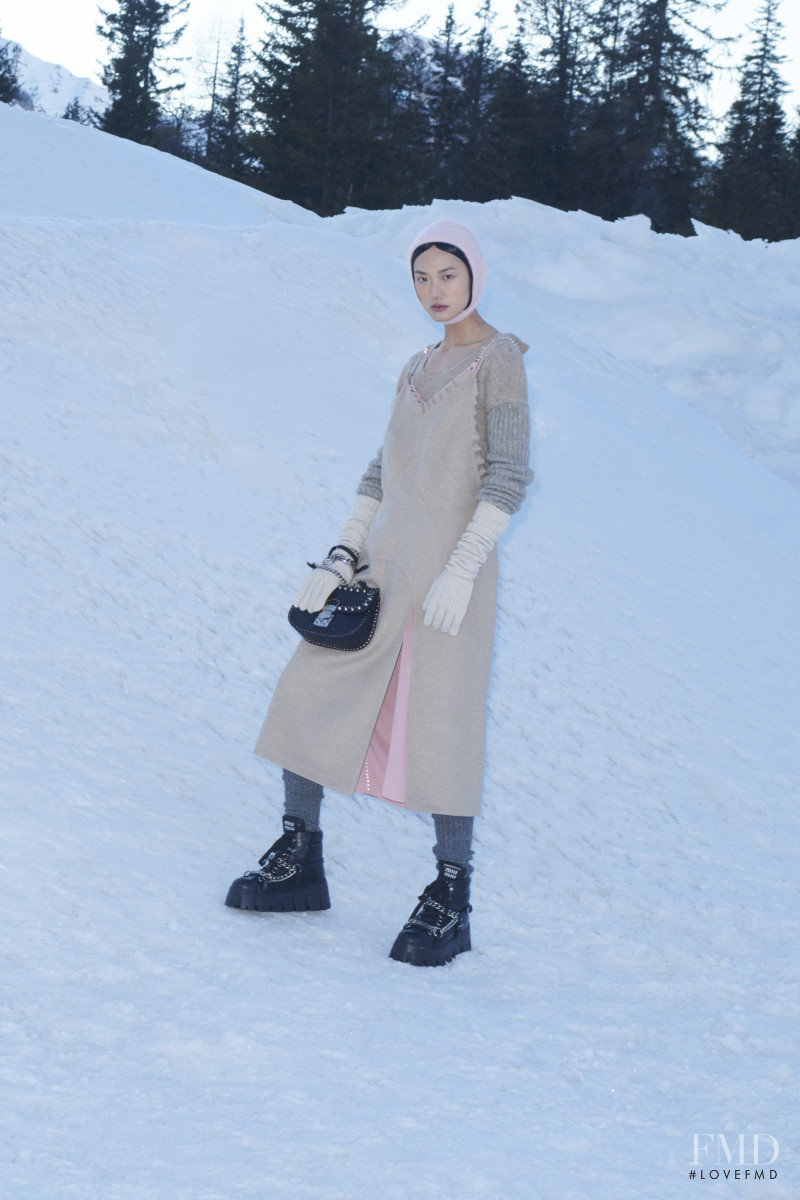 Ashley Foo featured in  the Miu Miu fashion show for Autumn/Winter 2021