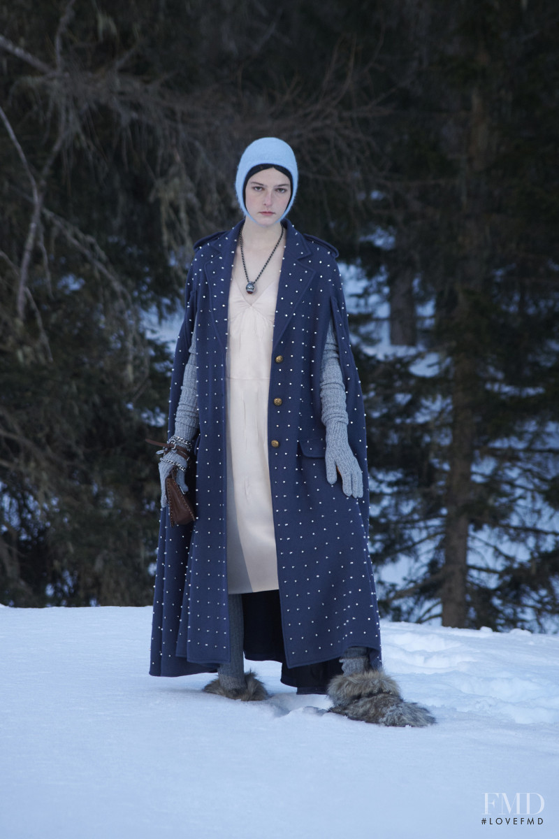 Effie Steinberg featured in  the Miu Miu fashion show for Autumn/Winter 2021