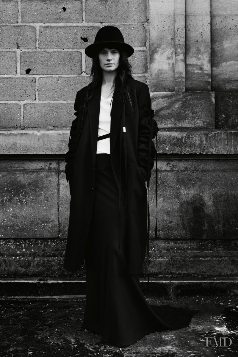Querelle Jansen featured in  the Ann Demeulemeester lookbook for Autumn/Winter 2021