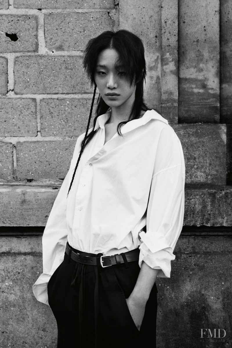 So Ra Choi featured in  the Ann Demeulemeester lookbook for Autumn/Winter 2021