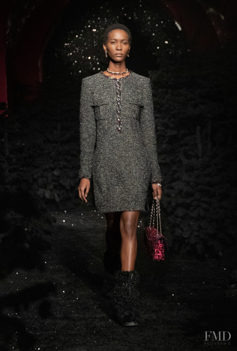 Mahany Pery featured in  the Chanel fashion show for Autumn/Winter 2021