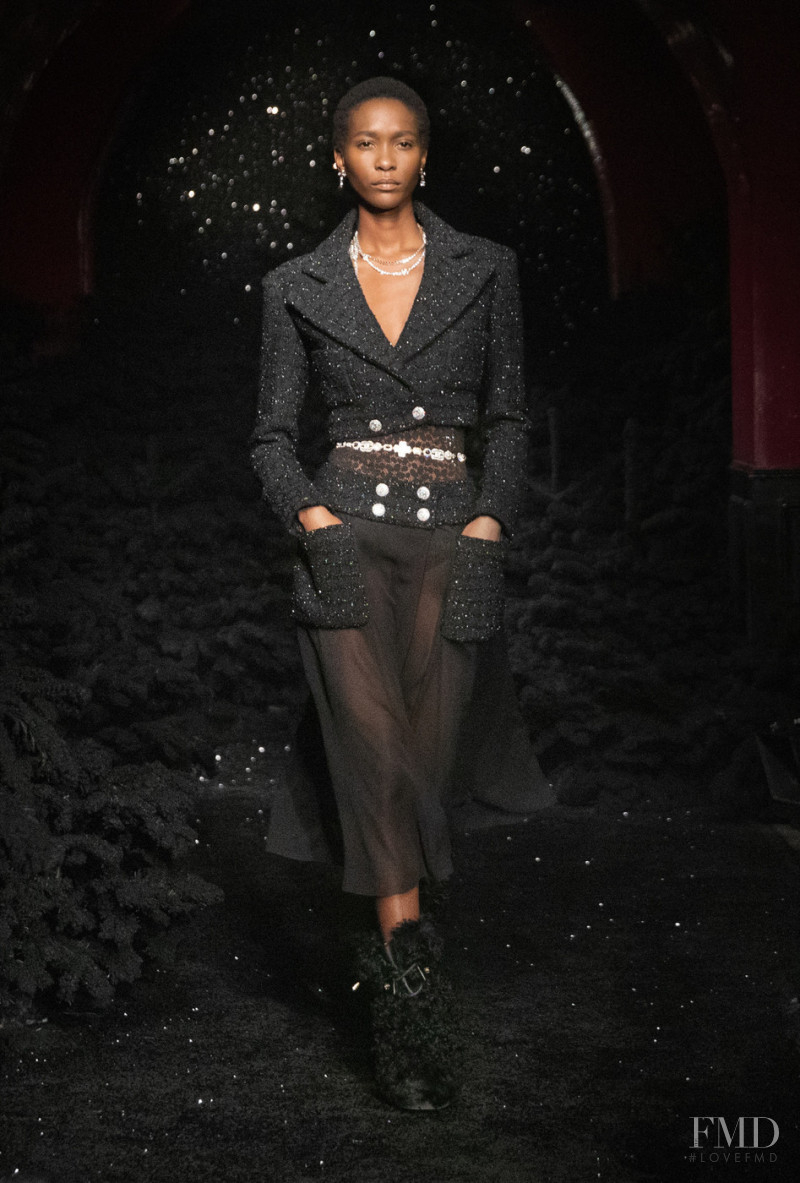 Mahany Pery featured in  the Chanel fashion show for Autumn/Winter 2021