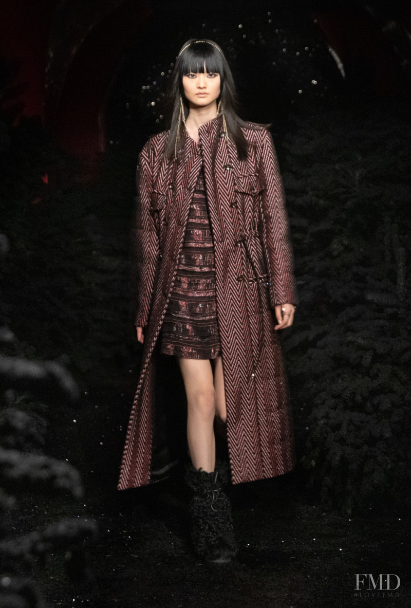 Cong He featured in  the Chanel fashion show for Autumn/Winter 2021