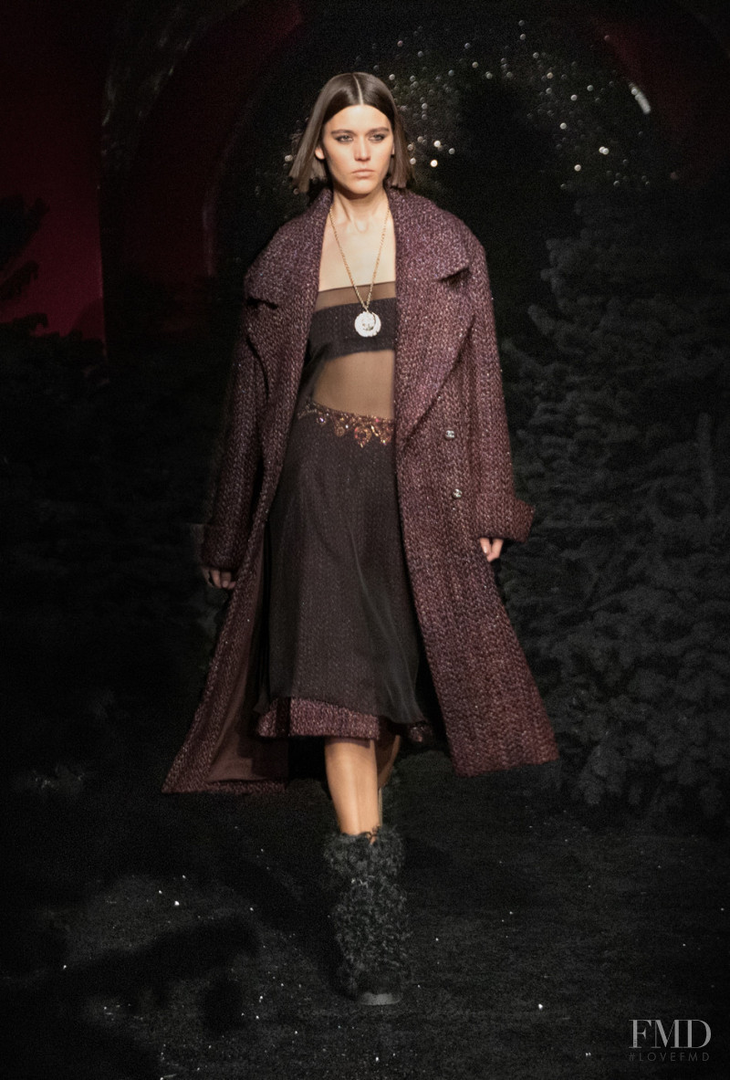 Vivienne Rohner featured in  the Chanel fashion show for Autumn/Winter 2021