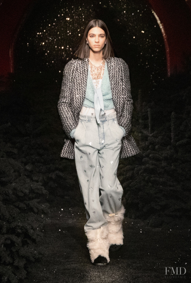 Loli Bahia featured in  the Chanel fashion show for Autumn/Winter 2021