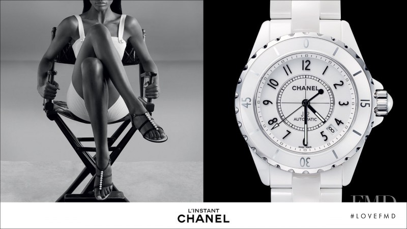 Sharam Diniz featured in  the Chanel Watches advertisement for Spring/Summer 2014