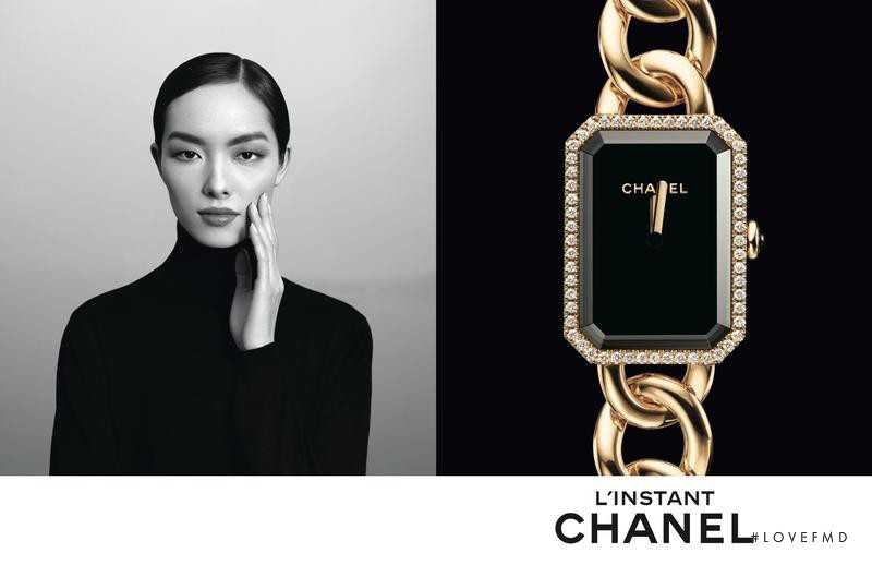 Fei Fei Sun featured in  the Chanel Watches advertisement for Spring/Summer 2014