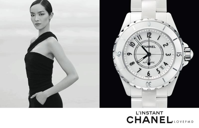 Fei Fei Sun featured in  the Chanel Watches advertisement for Spring/Summer 2014