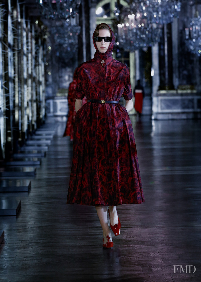 Evelyn Nagy featured in  the Christian Dior fashion show for Autumn/Winter 2021