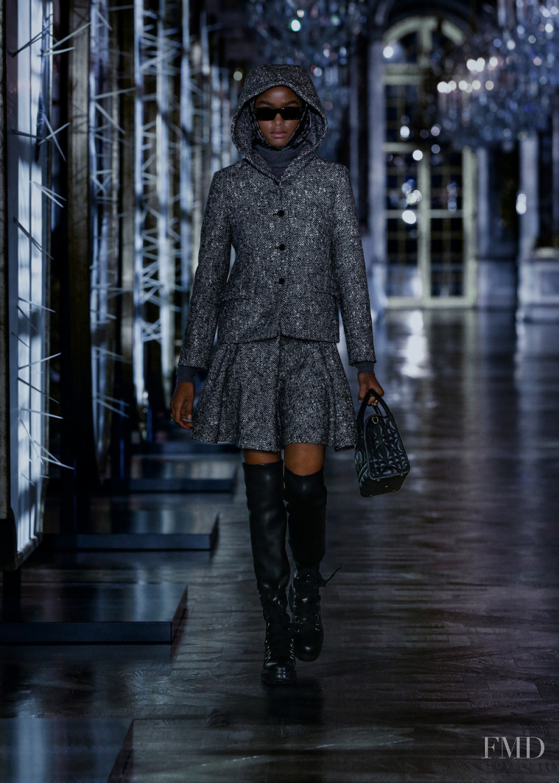 Blesnya Minher featured in  the Christian Dior fashion show for Autumn/Winter 2021