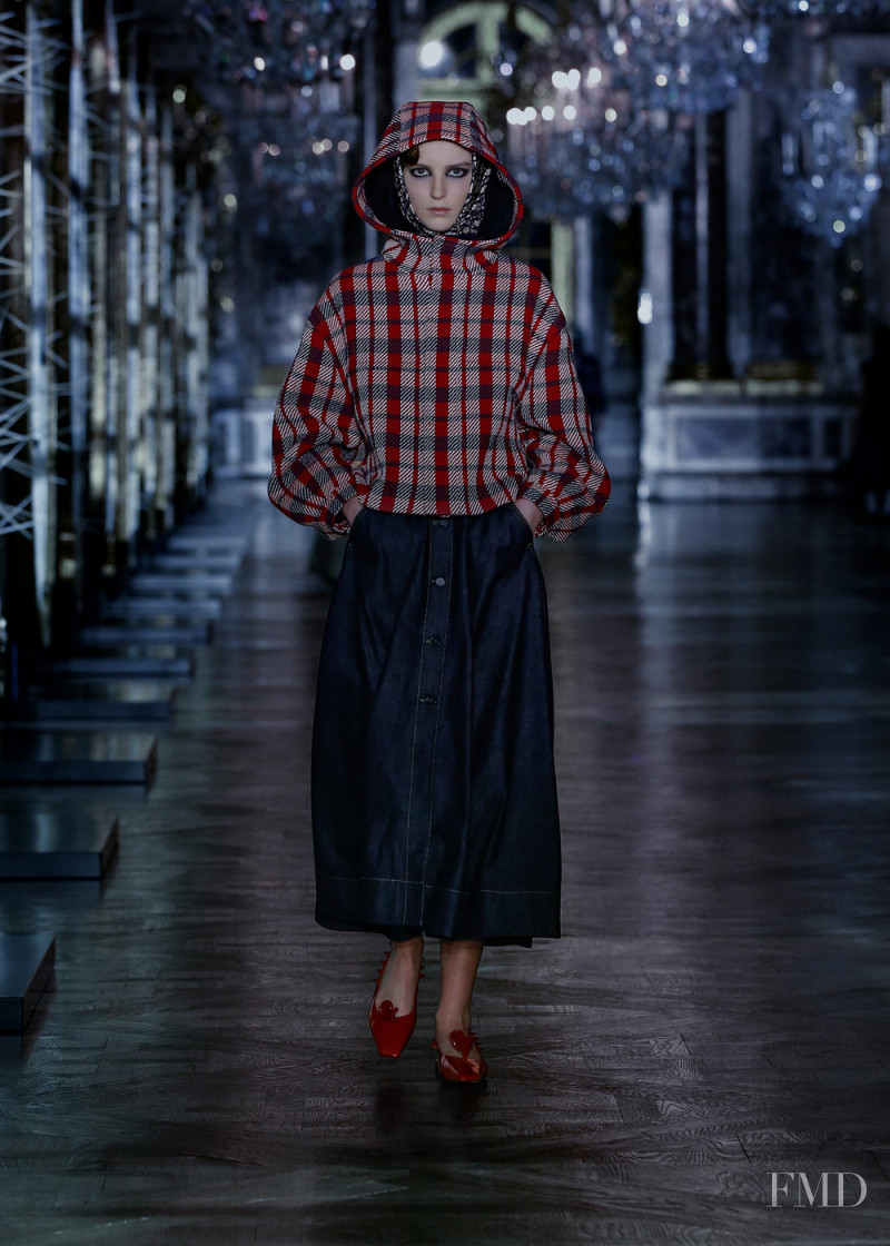 Becky Skirrow featured in  the Christian Dior fashion show for Autumn/Winter 2021