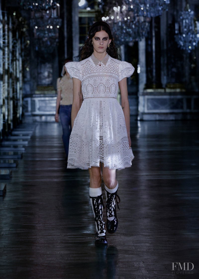 Cyrielle Lalande featured in  the Christian Dior fashion show for Autumn/Winter 2021