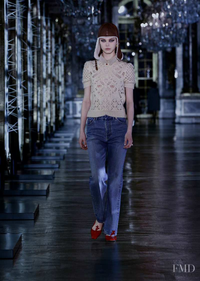Vika Reza featured in  the Christian Dior fashion show for Autumn/Winter 2021