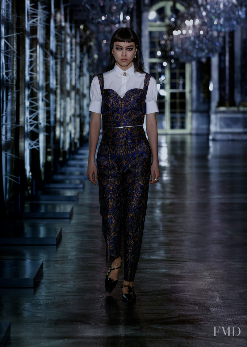 Maryel Uchida featured in  the Christian Dior fashion show for Autumn/Winter 2021
