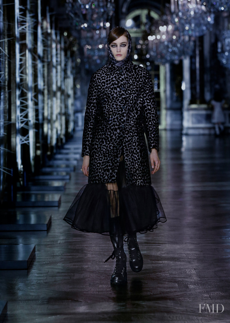 Kim Schell featured in  the Christian Dior fashion show for Autumn/Winter 2021