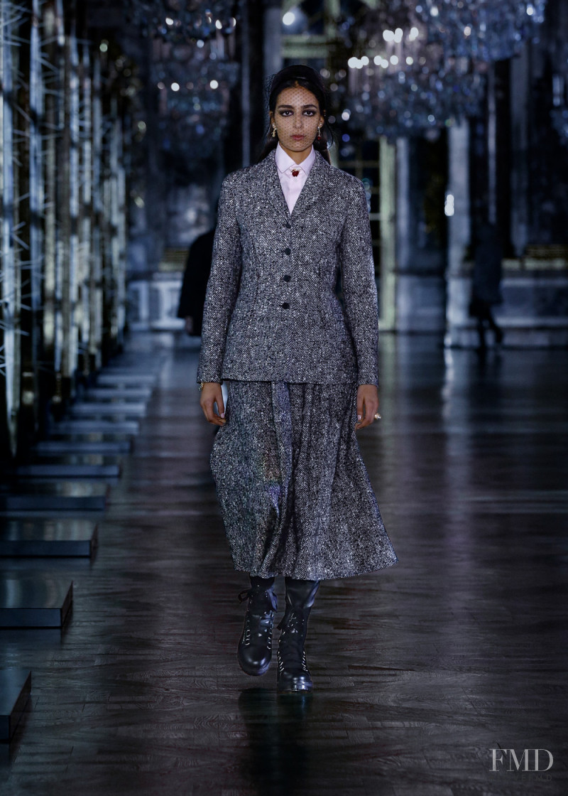 Nora Attal featured in  the Christian Dior fashion show for Autumn/Winter 2021