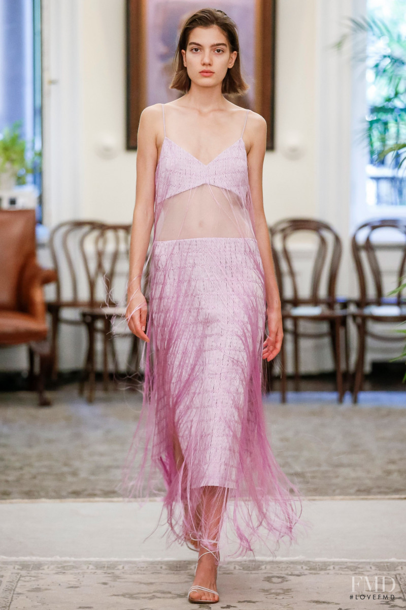 Lida Freudenreich featured in  the Marina Moscone fashion show for Spring/Summer 2020